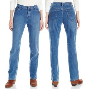 New! Lee Relaxed Fit Straight Leg Denim Jeans Azul 8SP